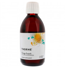 Thorne Research Omega Superb – Лимонно-ягодный рыбий жир 8.45 жидких унций