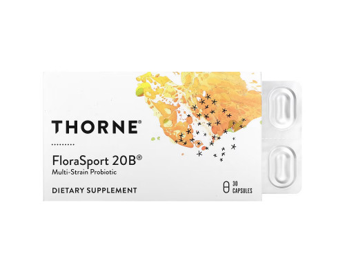 Thorne, FloraSport 20B, 30 Capsules Thorne, FloraSport 20B, 30 Capsules