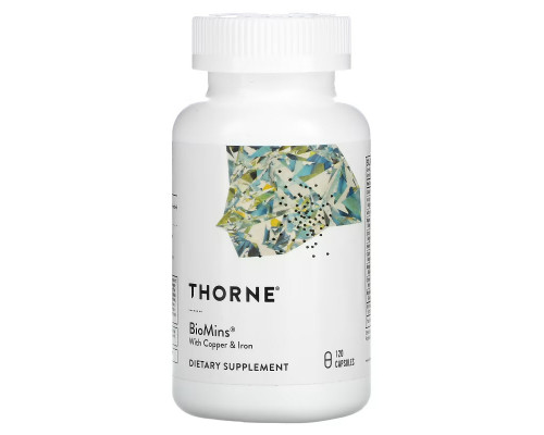 Thorne Research, Biomins, 120 растительных капсул Thorne Research, Biomins, 120 растительных капсул