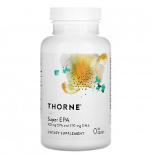 Thorne Research, Super EPA, ЭПК и ДГК, 90 капсул