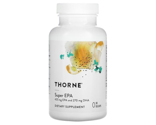 Thorne Research, Super EPA, ЭПК и ДГК, 90 капсул Thorne Research, Super EPA, ЭПК и ДГК, 90 капсул