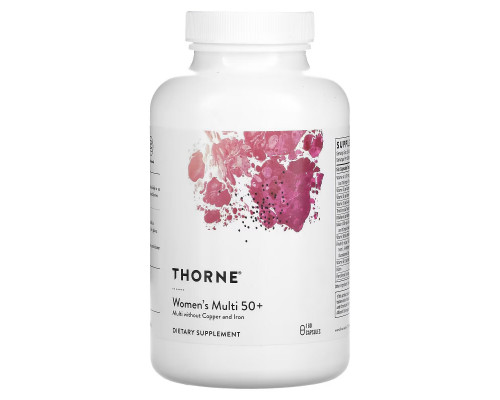 Thorne, Women's Multi 50+, 180 Capsules Thorne, Women's Multi 50+, 180 Capsules