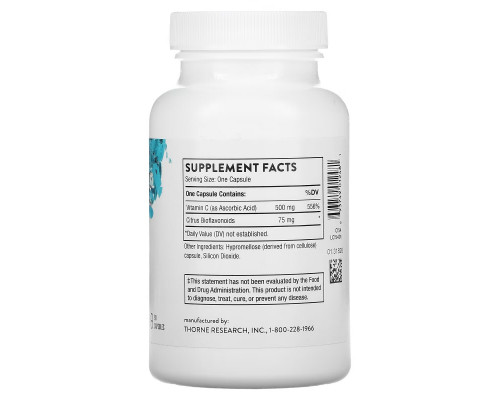 Thorne, Vitamin C with Flavonoids, 90 Capsules Thorne, Vitamin C with Flavonoids, 90 Capsules