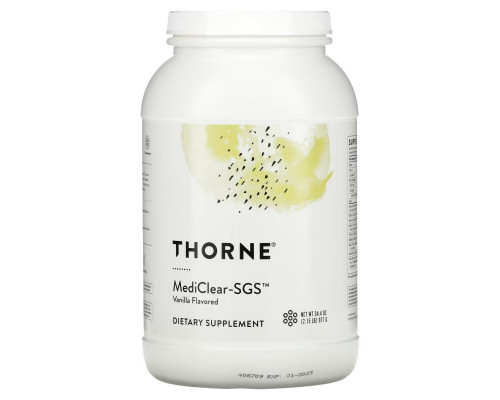 Thorne, MediClear-SGS, Vanilla, 34.4 oz (977 g)
