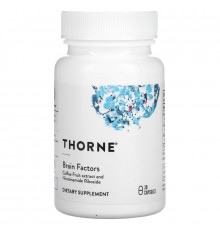 Thorne, Brain Factors, добавка для поддержки мозга, 30 капсул