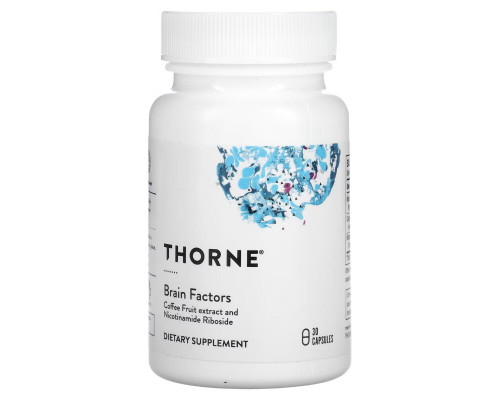 Thorne, Brain Factors, добавка для поддержки мозга, 30 капсул Thorne, Brain Factors, добавка для поддержки мозга, 30 капсул