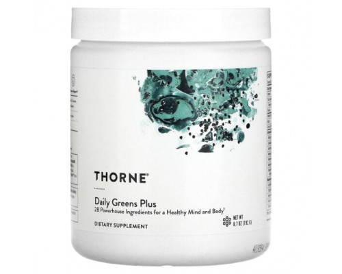 Зелень и зеленые овощи Daily Greens Plus, 7.2 oz (204 g) Зелень и зеленые овощи Daily Greens Plus, 7.2 oz (204 g)