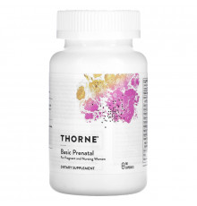 Thorne Research, Basic Prenatal, 90 капсул