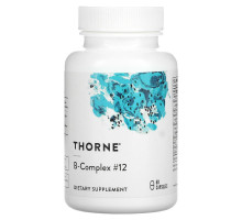 Thorne Research, Комплекс витаминов группы B №12, 60 капсул