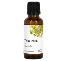 Thorne Research Витамин D 1 жидкая унция (30 мл)