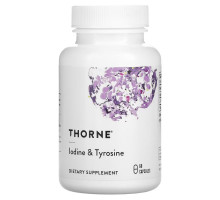 Thorne Research Йод и тирозин 60 капсул в растительной оболочке