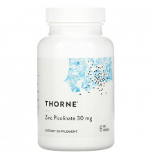 Thorne Research Цинк пиколинат двойного действия 180 капсул