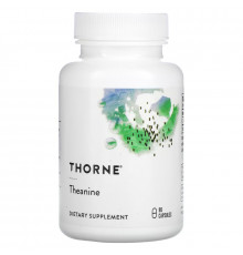 Thorne Research, Теанин, 90 вегетарианских капсул