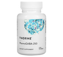 Thorne Research, PharmaGABA-250, 60 капсул