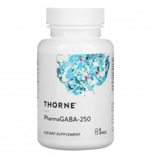 Thorne Research, PharmaGABA-250, 60 капсул