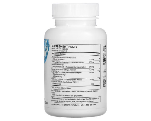 Thorne, Memoractiv, 60 Capsules Thorne, Memoractiv, 60 Capsules