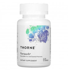 Thorne Research Ferrasorb 60 растительных капсул