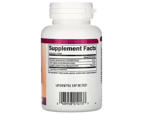 Natural Factors, Astaxanthin Plus, 4 mg, 60 Softgels Natural Factors, Astaxanthin Plus, 4 mg, 60 Softgels