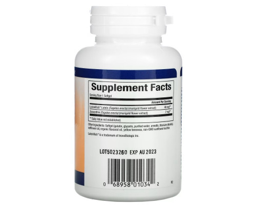 Natural Factors, Lutein, 40 mg, 30 Softgels Natural Factors, Lutein, 40 mg, 30 Softgels