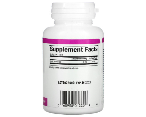 Natural Factors, Ниацин, 100 мг, 90 таблеток Natural Factors, Ниацин, 100 мг, 90 таблеток