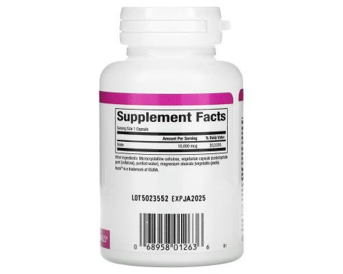 Natural Factors, Extra Strength Biotin, 10,000 mcg, 60 Vegetarian Capsules Natural Factors, Extra Strength Biotin, 10,000 mcg, 60 Vegetarian Capsules