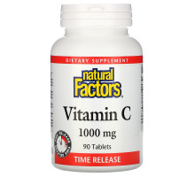 Natural Factors, Vitamin C, 1,000 mg, 90 Time Release Tablets