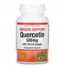 Natural Factors, Immune Support, Quercetin, 500 mg, 60 Vegetarian Capsules