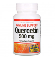 Natural Factors, Quercetin,  500 mg, 60 Vegetarian Capsules