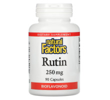 Natural Factors, Рутин, 250 мг, 90 капсул