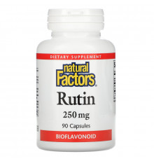 Natural Factors, Рутин, 250 мг, 90 капсул