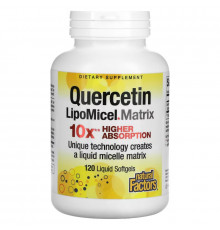 Natural Factors, Quercetin LipoMicel Matrix, 120 Liquid Softgels