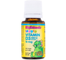 Natural Factors, Big Friends, Liquid, Vitamin D3, 400 IU, 0.5 fl oz (15 ml)