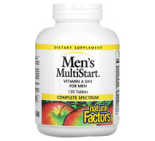 Natural Factors, Men's MultiStart, ежедневные витамины для мужчин, 120 таблеток