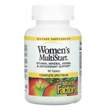 Natural Factors, Women's MultiStart, 90 Tablets
