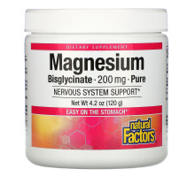 Natural Factors, Magnesium, 4.2 oz (120 g)