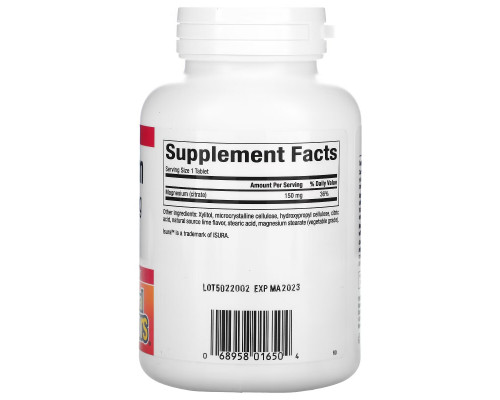 Natural Factors, Magnesium Citrate, Key Lime, 150 mg, 60 Chewable Tablets Natural Factors, Magnesium Citrate, Key Lime, 150 mg, 60 Chewable Tablets