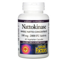 Natural Factors, Nattokinase, 100 mg, 60 Vegetarian Capsules