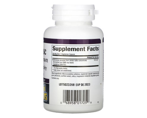 Natural Factors, Nattokinase, 100 mg, 60 Vegetarian Capsules