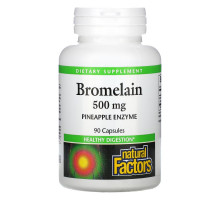 Natural Factors, Bromelain, 500 mg, 90 Capsules