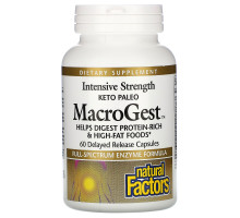 Natural Factors, Keto Paleo MacroGest, 60 Delayed Release Capsules