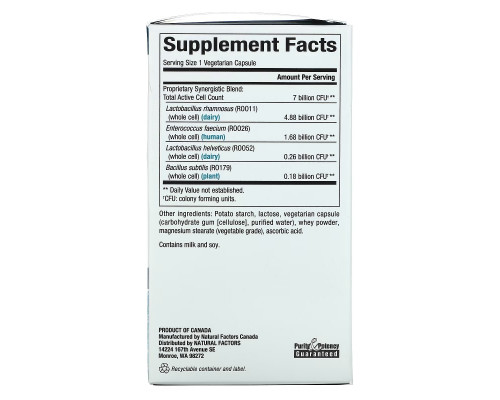 Natural Factors, ReliefBiotic IB, 7 Billion, 30 Vegetarian Capsules Natural Factors, ReliefBiotic IB, 7 Billion, 30 Vegetarian Capsules