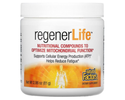 Natural Factors, Regener Life, 2.86 oz (81 g) Natural Factors, Regener Life, 2.86 oz (81 g)