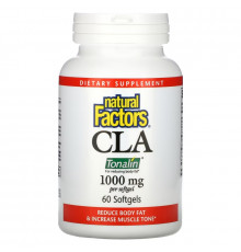 Natural Factors, CLA, 1,000 mg, 60 Softgels