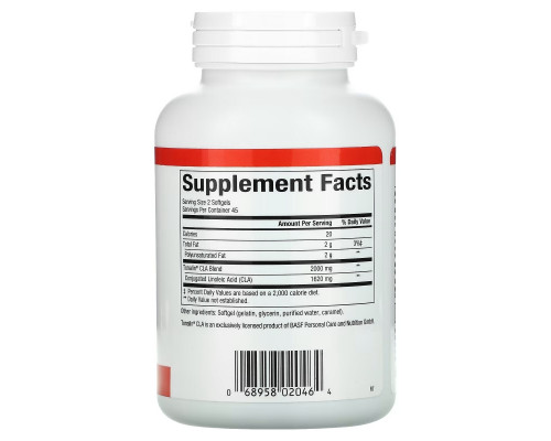 Natural Factors, CLA, 1,000 mg, 90 Softgels Natural Factors, CLA, 1,000 mg, 90 Softgels