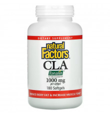 Natural Factors, CLA, Conjugated Linoleic Acid Blend, 1,000 mg, 180 Softgels