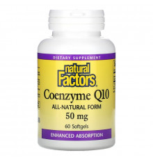 Natural Factors, Coenzyme Q10, 50 mg, 60 Softgels