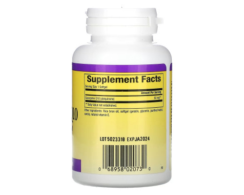 Natural Factors, Coenzyme Q10, 50 mg, 60 Softgels Natural Factors, Coenzyme Q10, 50 mg, 60 Softgels