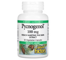 Natural Factors, Pycnogenol, 100 мг, 30 вегетарианских капсул