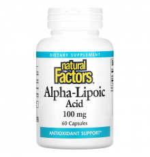 Natural Factors, Alpha-Lipoic Acid, 100 mg, 60 Capsules