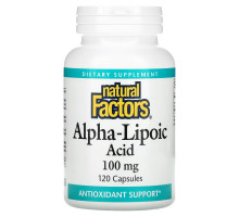 Natural Factors, Alpha-Lipoic Acid, 100 mg, 120 Capsules
